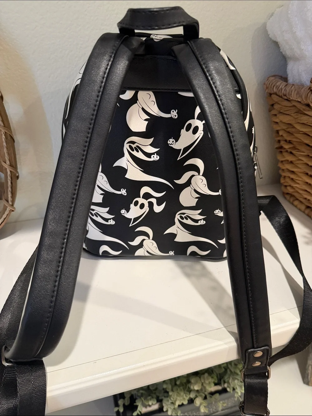 Disney The Nightmare Before Christmas Black & White Mini Backpack